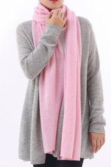 Sustainable Cashmere Lofty Scarf - Light Pink - Dongli Cashmere