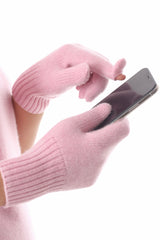 Sustainable Cashmere Glove - Light Pink - Dongli Cashmere